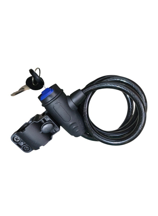 Abo ElGoukh & Maxlerz® Heavy-Duty Bike Cable Lock | Steel Wire Bicycle & Motorcycle Security Lock with 2 Keys |  High Quality Coated Cable | Easy-Mount Bracket Included | Reliable Everyday Protection - Image 2